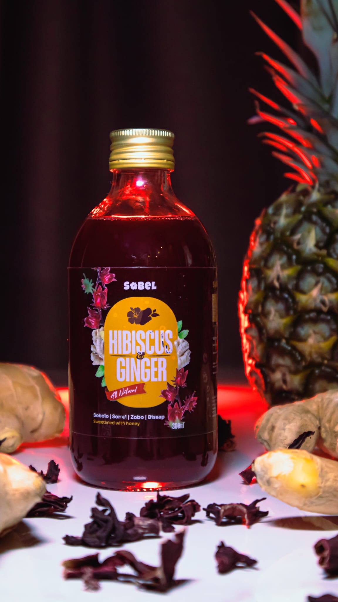 Hibiscus and Ginger Drink (6 pack box)